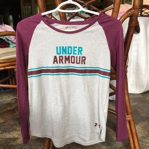 Long sleeve Under Armour shirt.